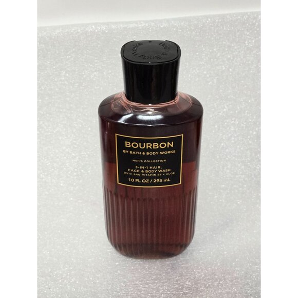 Bath & Body Works Bourbon 3-In-1 Hair Face & Body Wash 10 Fl Oz Men's Collection - Picture 1 of 2